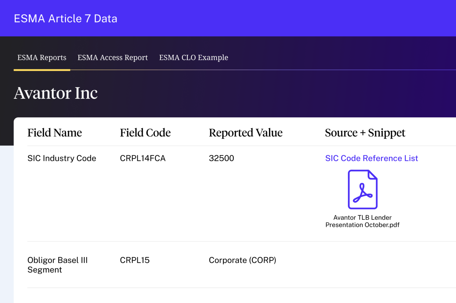 Octus System Octus Regulatory Reporting Solution: Streamline Reporting Requirements