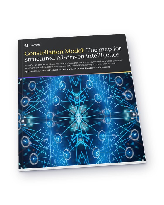 Cover of the Octus Constellation Model white paper on a semantic layer for AI agents